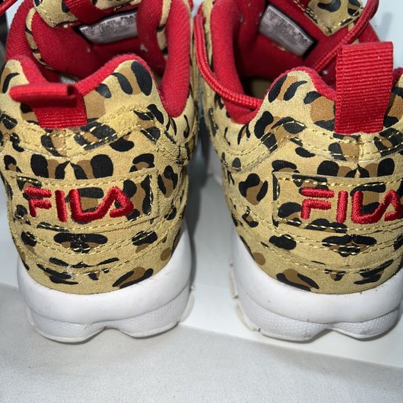 Fila Disruptor 3XM01291-923 Brown Casual Shoes Sneakers Size 5 - Picture 6 of 8